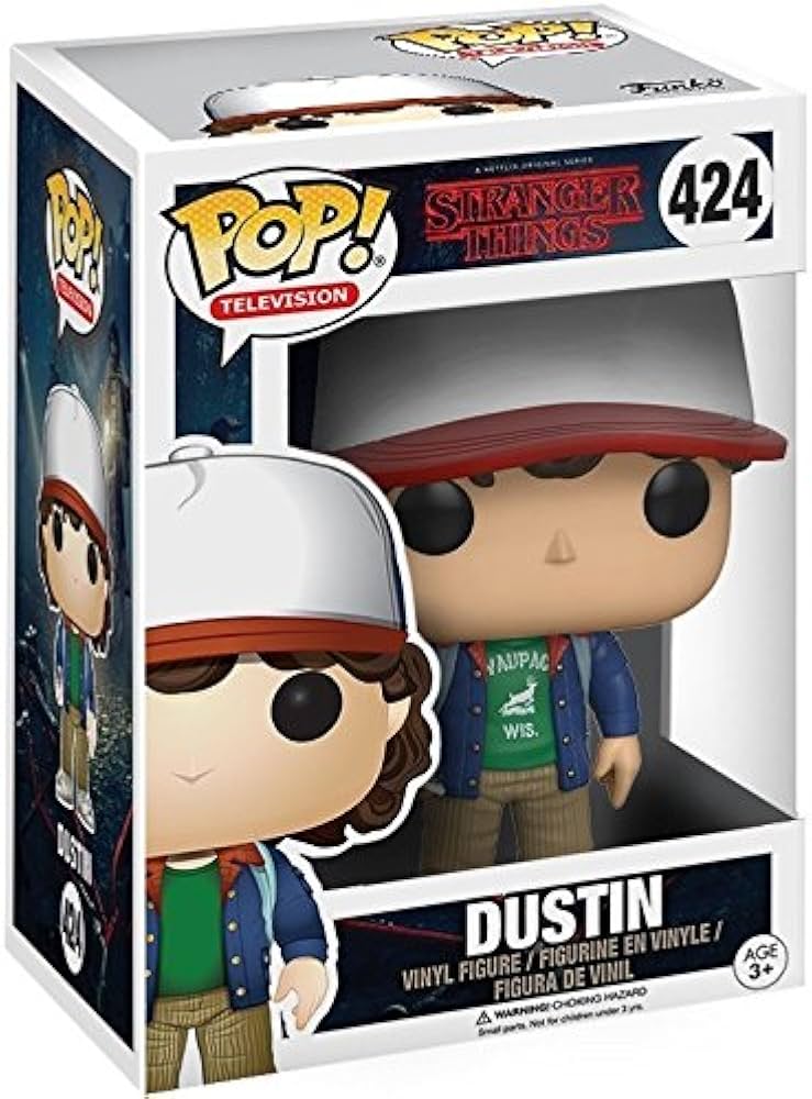 Funko Pop - Stranger Things Vinyl Figure - Dustin 424