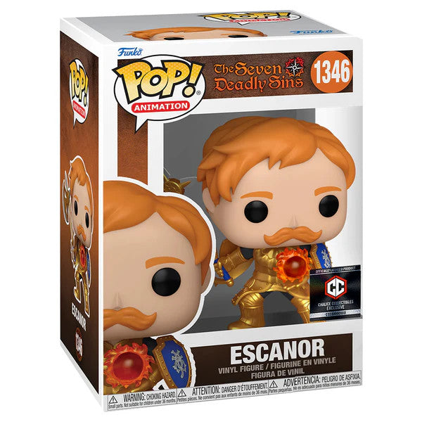 Funko Pop - Seven Deadly Sins Vinyl Figure - Escanor 1346 Chalice Collectibles