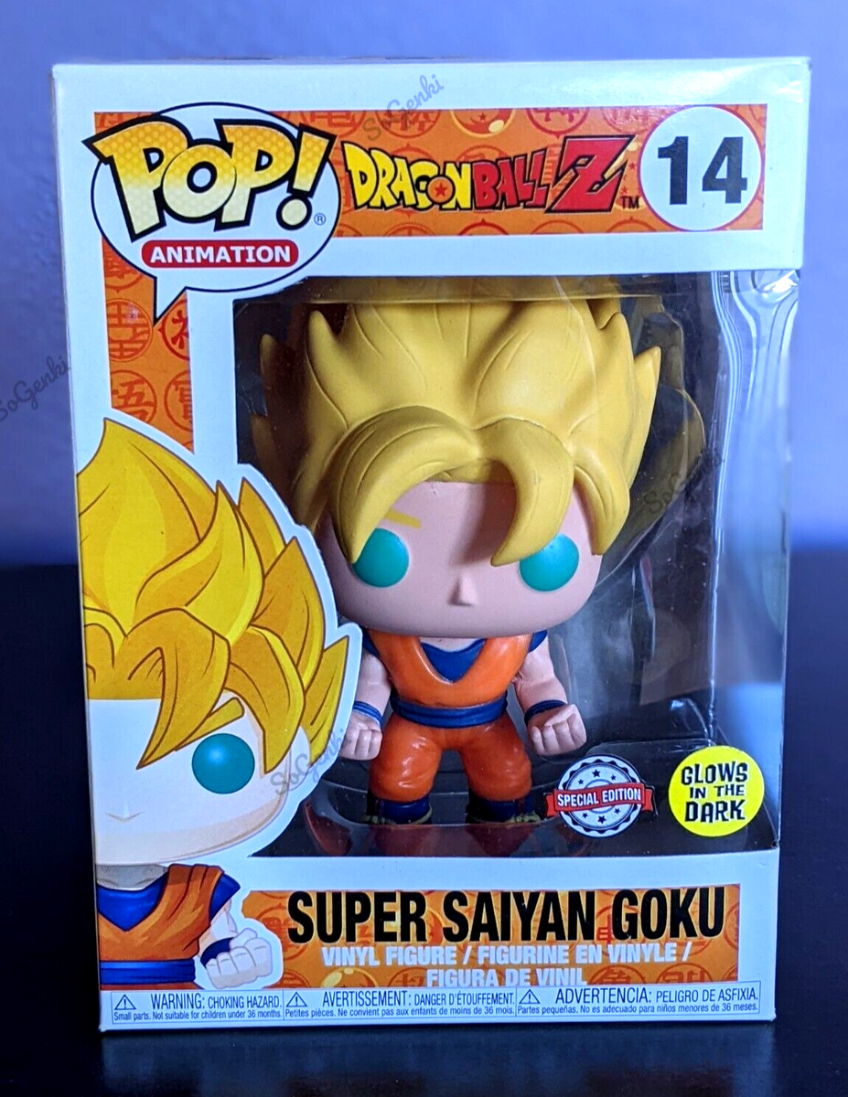 Funko POP - DBZ Vinyl Figure - Super Saiyan Goku 14 GITD Special