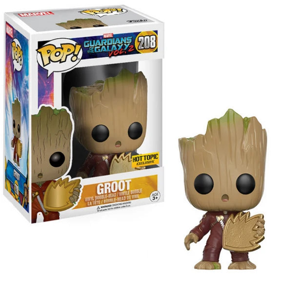 Funko POP - Marvel Vinyl Figure - Groot 208 Hot Topic