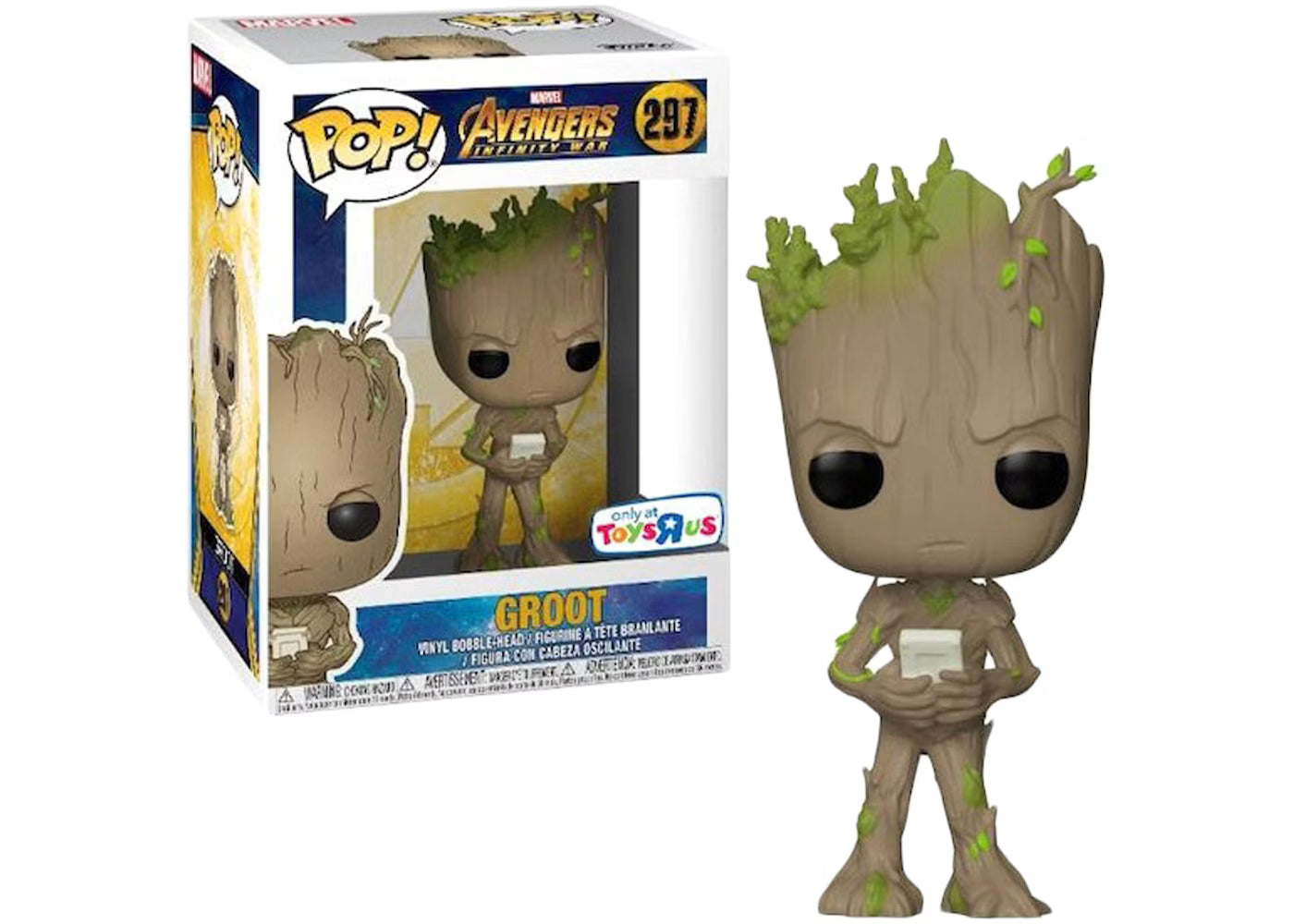 Funko POP - Marvel Vinyl Figure - Groot 297 Toys R Us