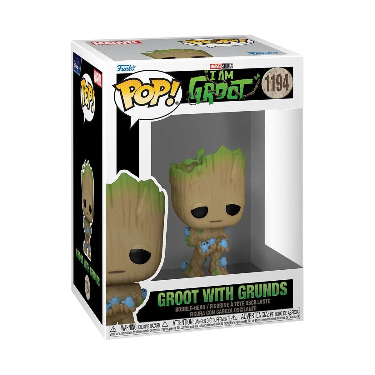 Funko POP - Marvel Vinyl Figure - Groot With Grunds 1194