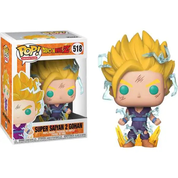 Funko Pop - DragonBall Z Vinyl Figure - Super Saiyan 2 Gohan 518 Gamestop Exclusive