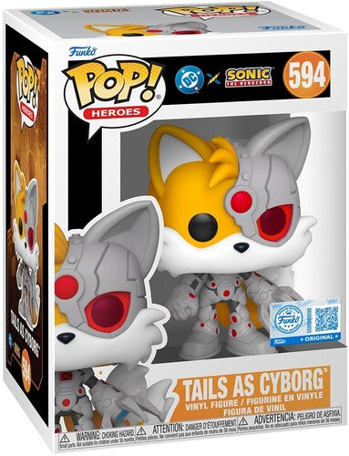 Funko Pop - DC x Sonic Vinyl Figure - Tails As Cyborg 594