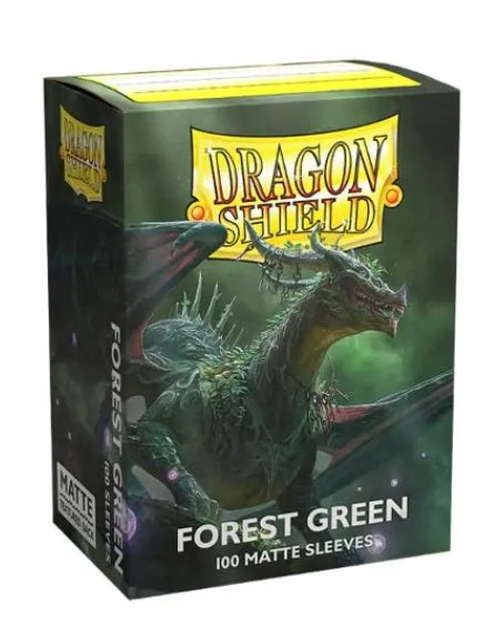 Dragon Shield Standard Card Sleeves - Matte Forest Green NON-GLARE (100 count)