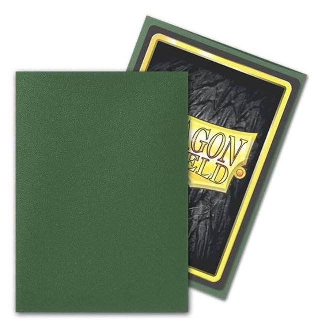 Dragon Shield Standard Card Sleeves - Matte Forest Green NON-GLARE (100 count)