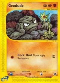 Geodude - 110/165 Expedition e-Reader Common Pokemon - NM