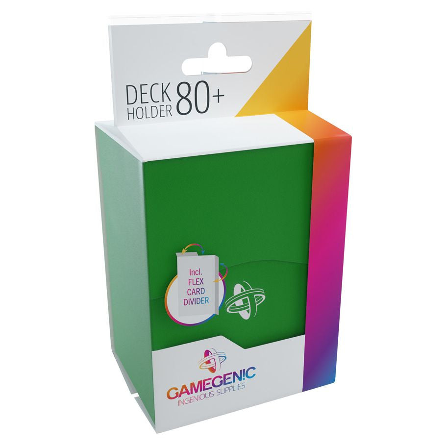 Deck Box: GameGenic Deck Holder 80+ Green