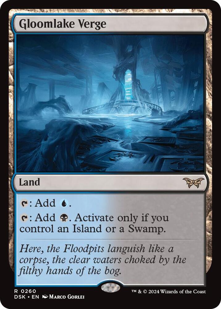Gloomlake Verge - 260 Duskmourn Rare Magic - NM/MINT