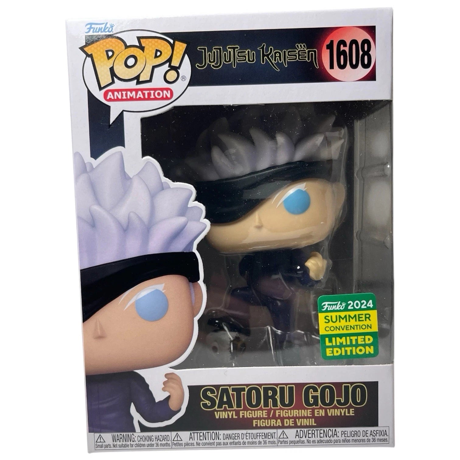 Funko Pop - JJK Vinyl Figure - Satoru Gojo 1608 Summer Convention
