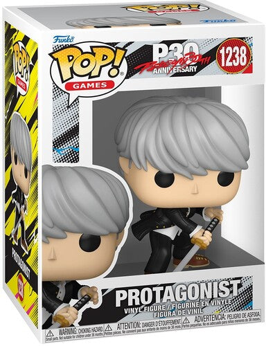 Funko POP - Persona 30th Anniversary Vinyl Figure - Golden Protagonist 1238
