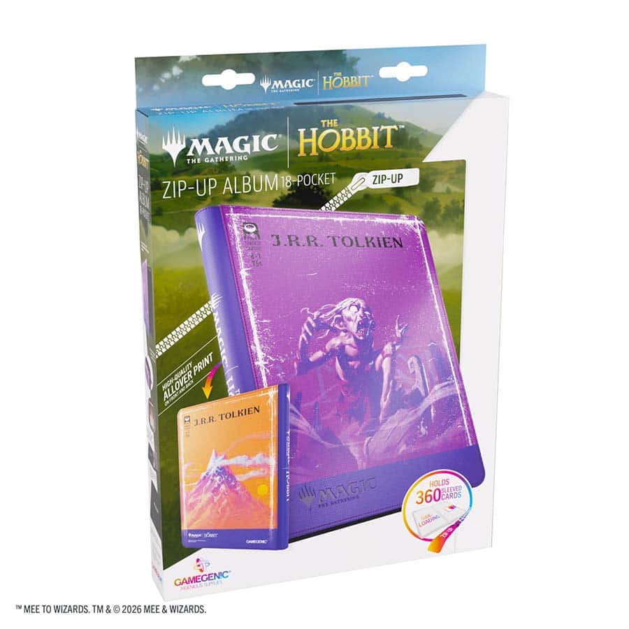 Gamegenic Zip-Up Album 18 Pkt MTG The Hobbit: Gollum Riddle Master & The Lonely Mountain