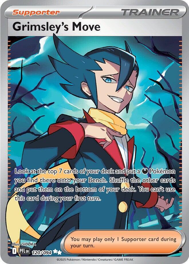 Grimsley's Move - 120/094 Phantasmal Flames Full Art Trainer - NM/MINT