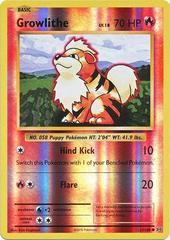 Growlithe - 17/108 Evolutions Reverse Holo Rare Pokemon - NM