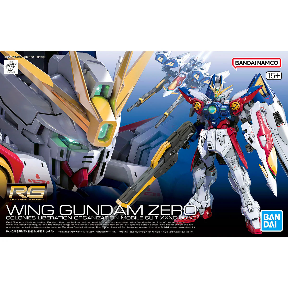 Gunpla Model Kit 1/144 Bandai - RG Wing Gundam Zero 43