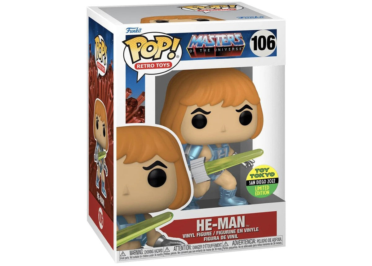 Funko Pop - MOTU Vinyl Figure - He-Man 106 Toy Tokyo