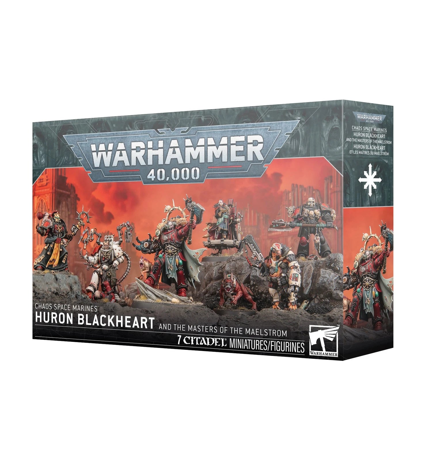 Warhammer 40K - Chaos Space Marines - Huron Blackheart And The Master Of The Maelstrom