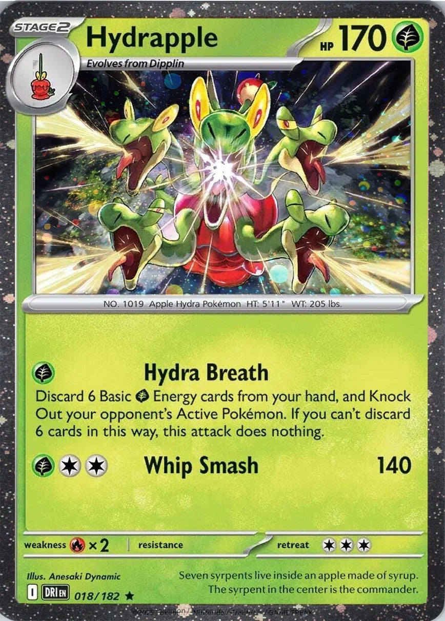 Hydrapple - 018/182 Cosmos Holo PROMO Pokemon - NM/MINT