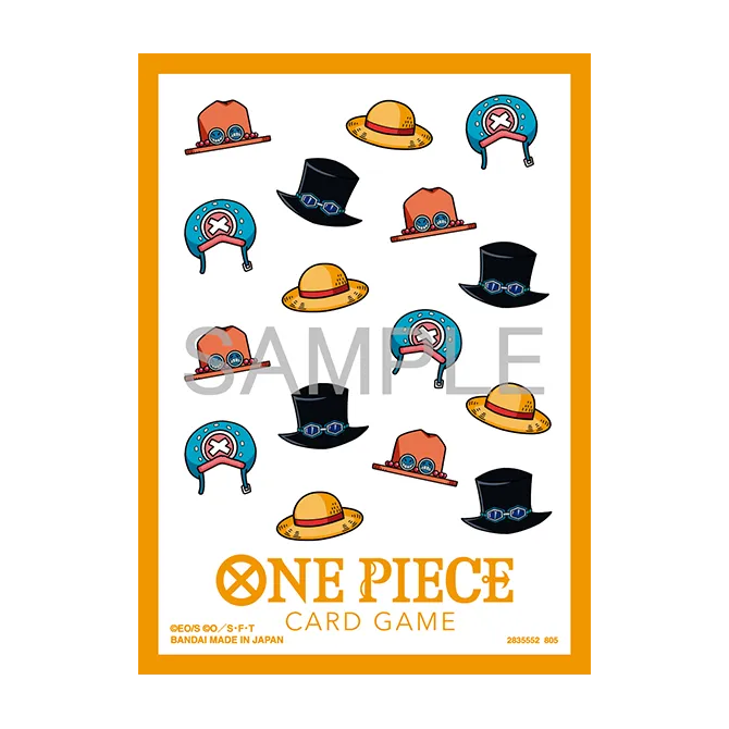 One Piece Bandai Card Game Official Sleeves: Set 13 - Hat Patterns (70 Pack)