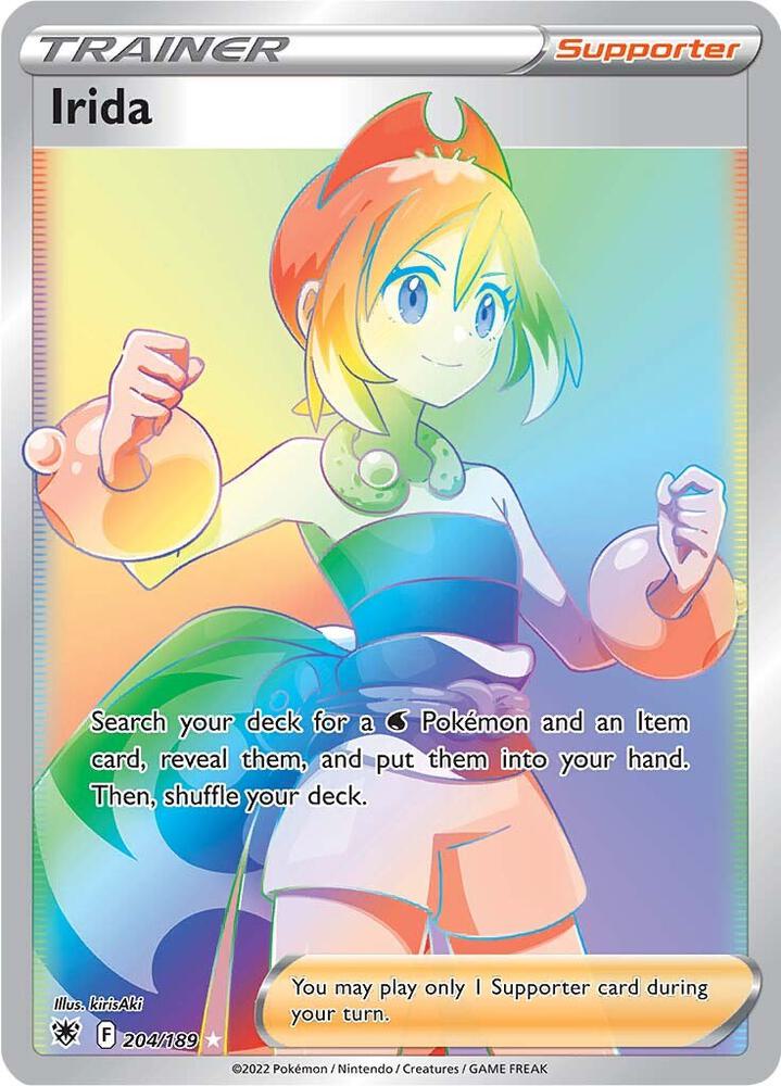 Irida - 204/189 Astral Radiance Rainbow Trainer - NM/MINT