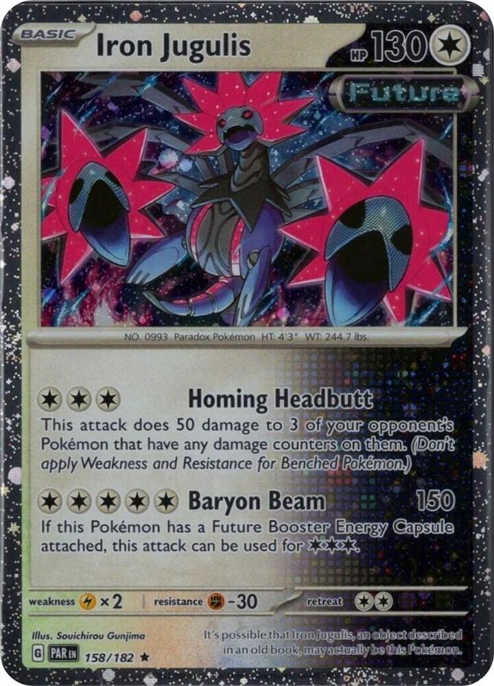 Iron Jugulis - 158/132 Paradox Rift Cosmos Holo Promo Pokemon - NM