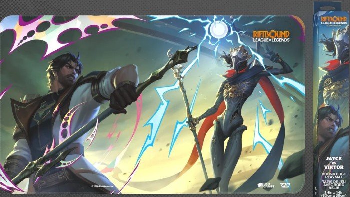 Riftbound: Vendetta League of Legends Playmat - Jayce Vs Viktor