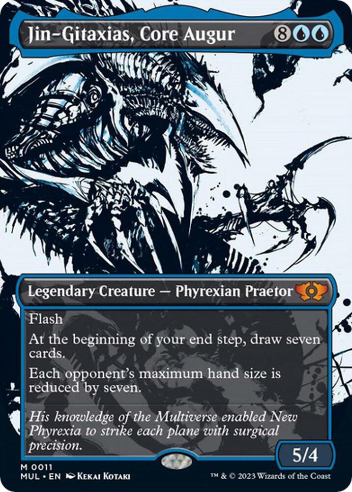 Jin-Gitaxias, Core Augur - 11 March of the Machine Multiverse Legends Mythic Magic - NM/MINT
