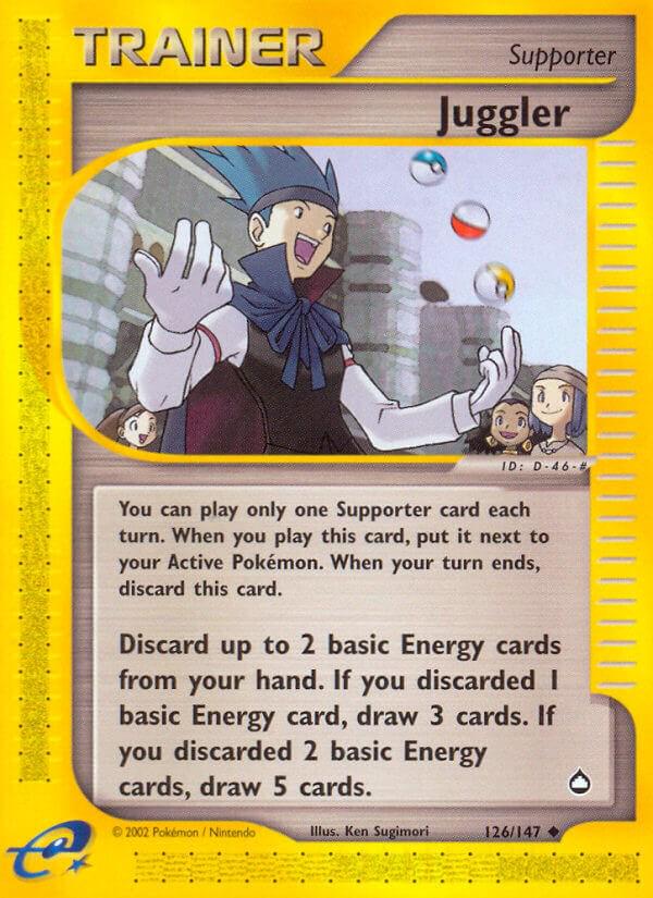Juggler - 126/147 e-Reader Aquapolis Trainer - NM