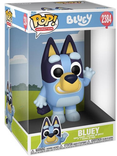 Funko POP Jumbo - Bluey Vinyl Figure - Bluey 2384 10 Inch