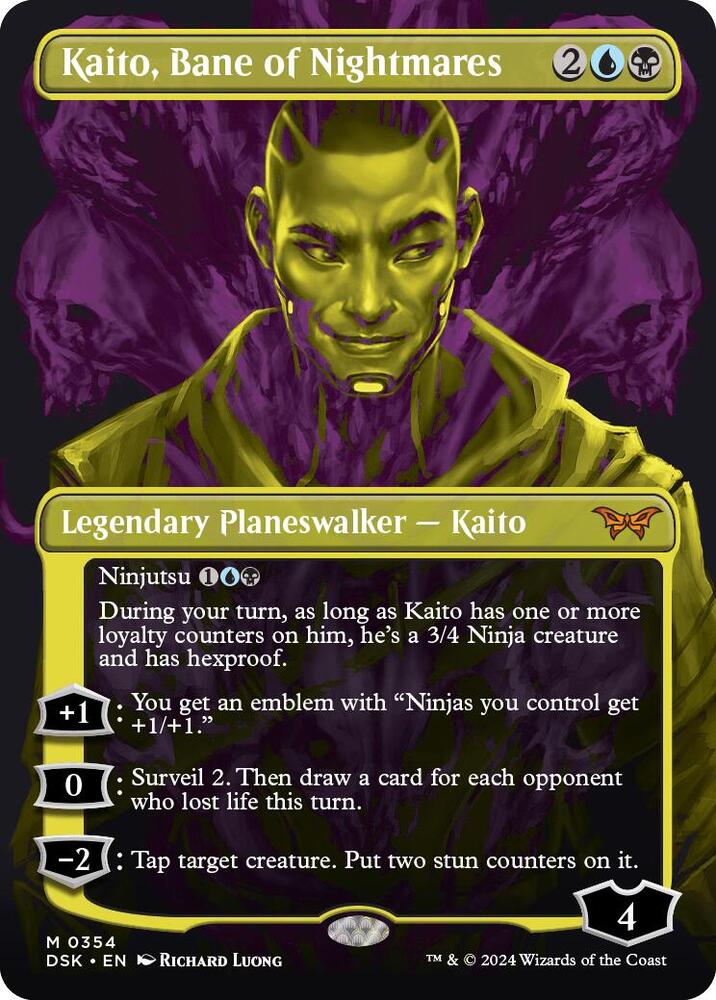 Kaito, Bane of Nightmares - 354 Duskmourn Showcase Mythic Magic - 	NM