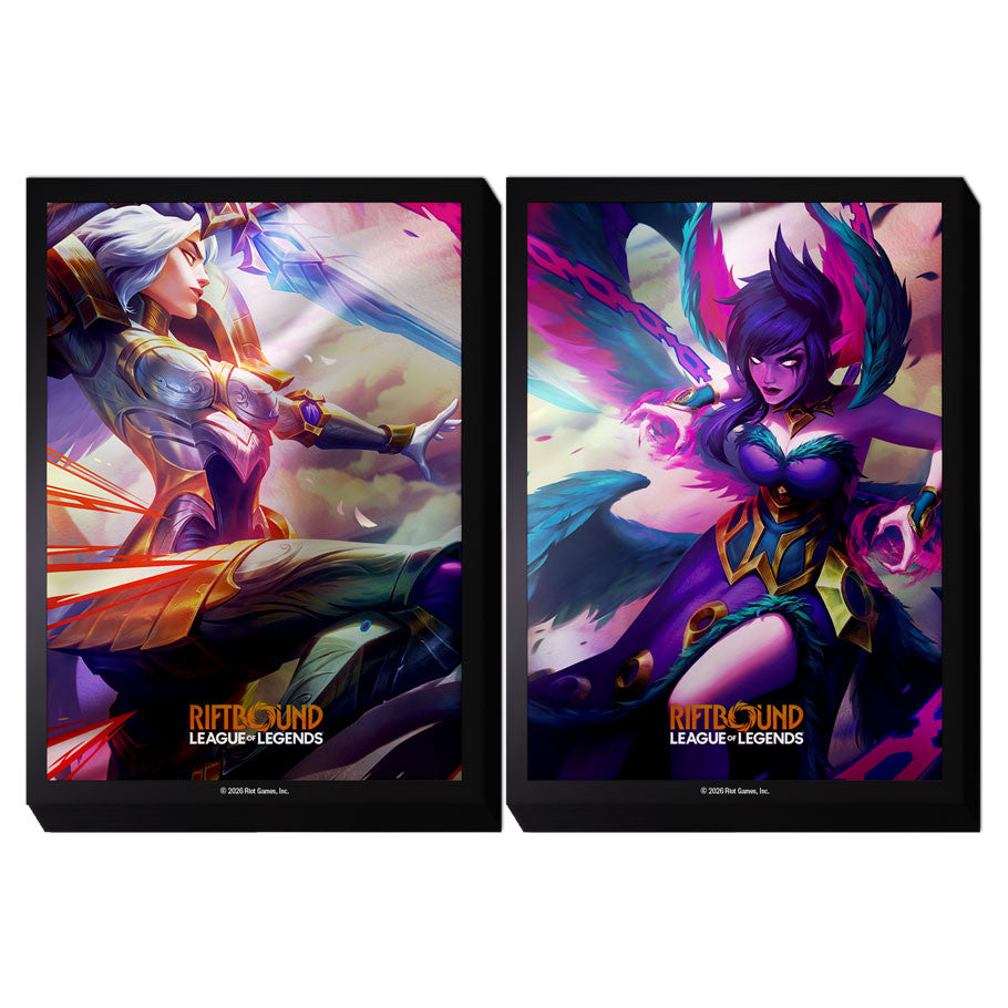 Riftbound: Vendetta League of Legends Card Sleeves - Kayle Vs Morgana (100)