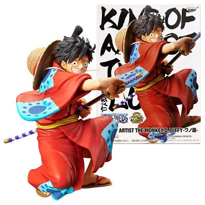 King Of Artist The Monkey.D.Luffy Wanokuni One Piece - Bandai Banpresto Figure