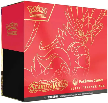 Pokemon ETB Elite Trainer Box Pokemon Center Exclusive - Scarlet & Violet: Base Set (KORAIDON)