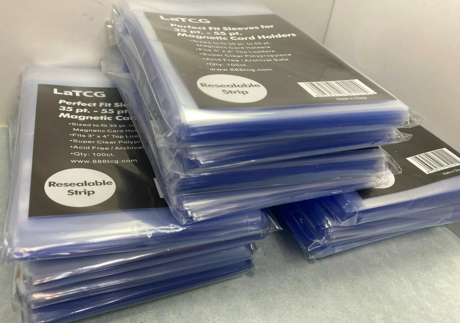 LATCG Resealable One Touch Team Bags - Clear - 100