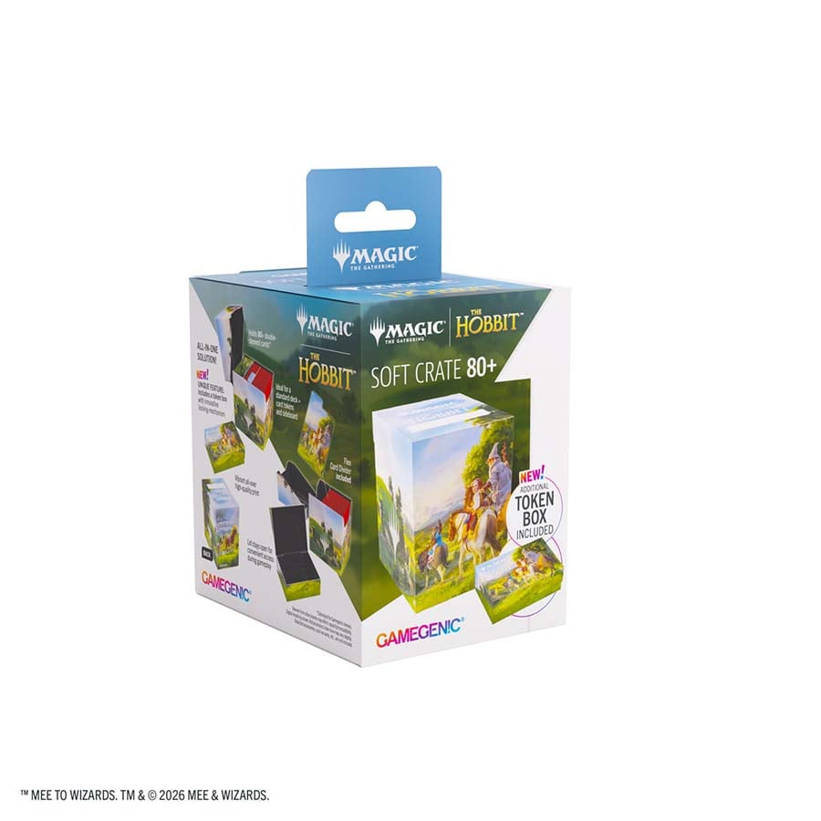Deck Box: GameGenic Deck Box: Soft Crate 80 The Hobbit: Leaving Hobbiton & Troop Of Ponies