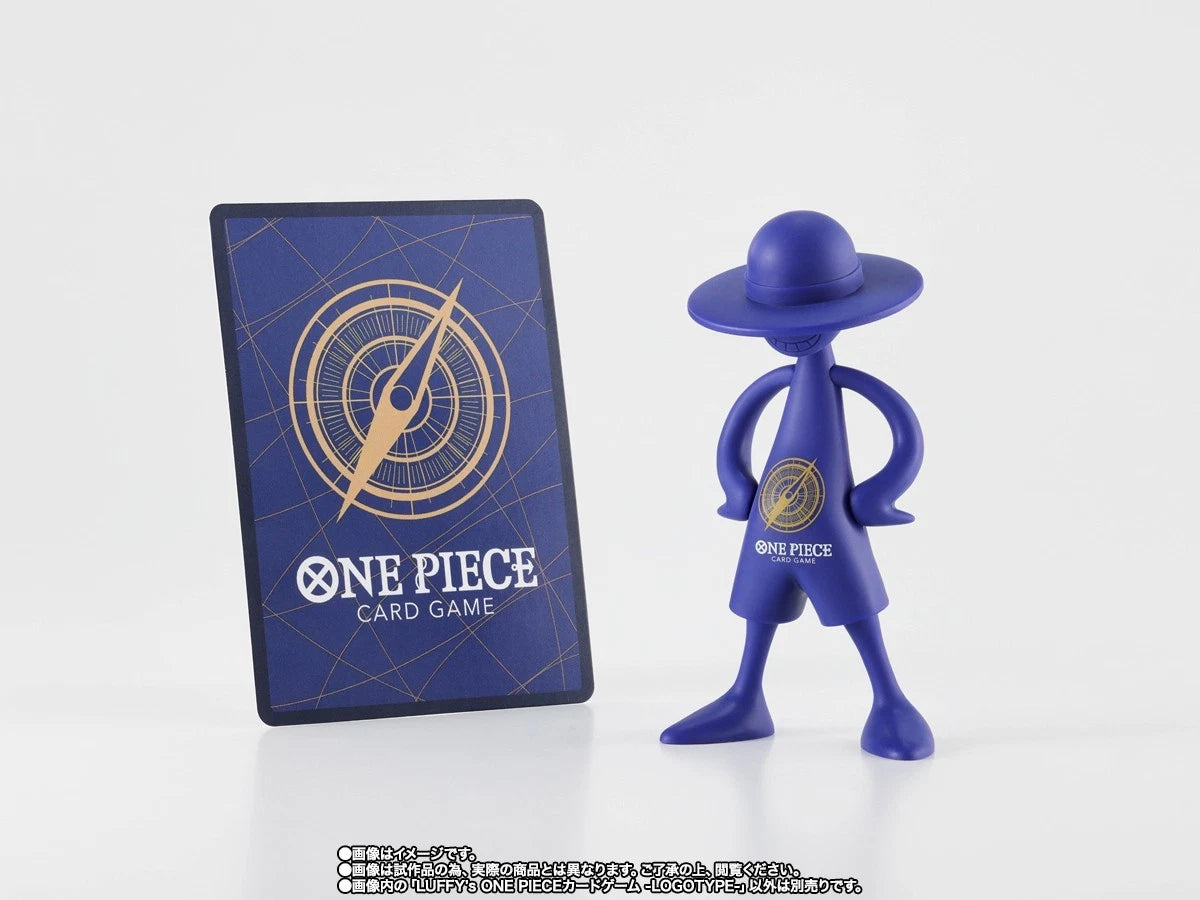 Luffy Logotype - One Piece TCG Bandai Figure - Gamefest 2025 Exclusive Blue