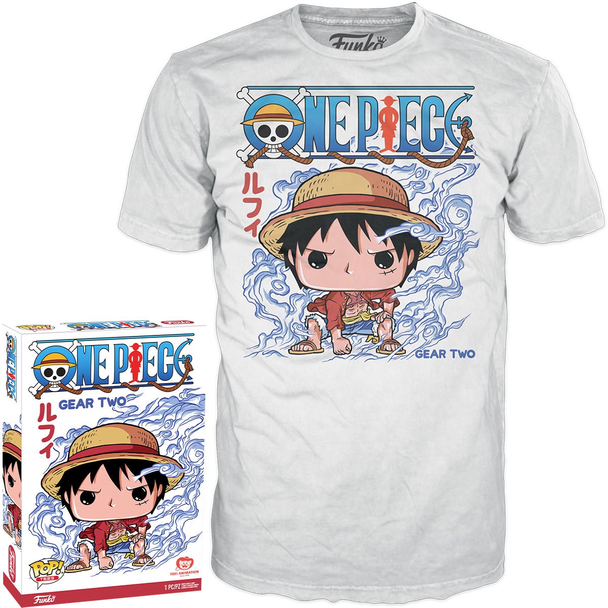 One Piece Adult Boxed Pop! T-shirt Medium