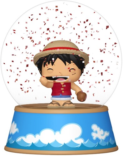 Funko Pop - One Piece Mini Glitter Globe - Monkey.D.Luffy