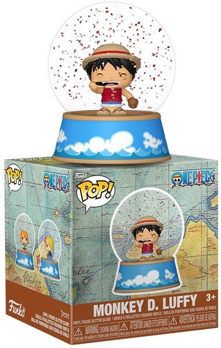 Funko Pop - One Piece Mini Glitter Globe - Monkey.D.Luffy