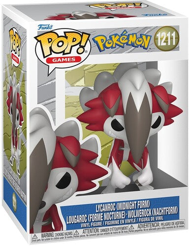 Funko Pop - Pokemon Vinyl Figure - Lycanroc (Midnight Form) 1211