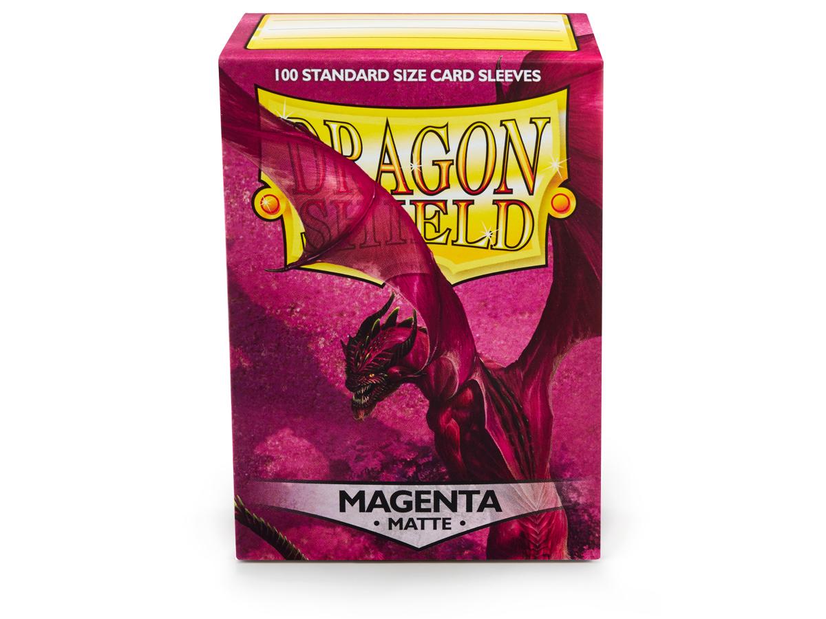 Dragon Shield Standard Card Sleeves - Matte Magenta (100 Count)