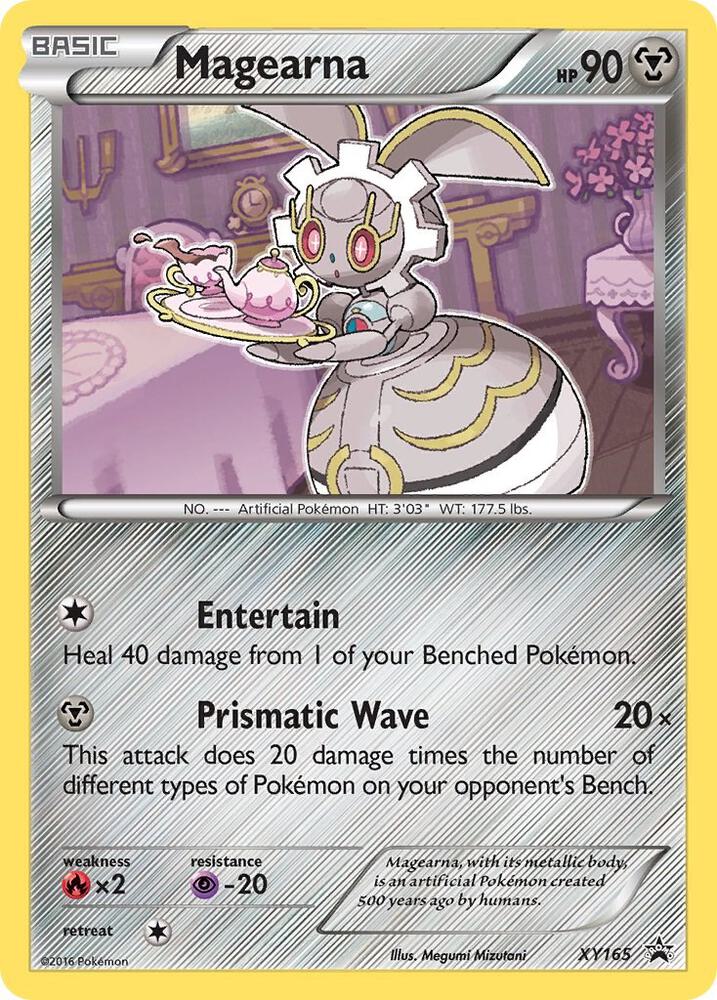 Magearna - XY165 Black Star Promo Holo Rare Pokemon - NM/MINT
