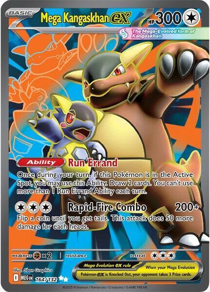 Mega Kangaskhan ex - 164/132 Mega Evolution Full Art Pokemon - NM/MINT