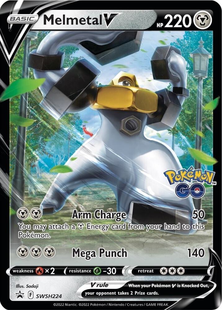 Melmetal V - SWSH224 Black Star Promo Pokemon - NM/MINT