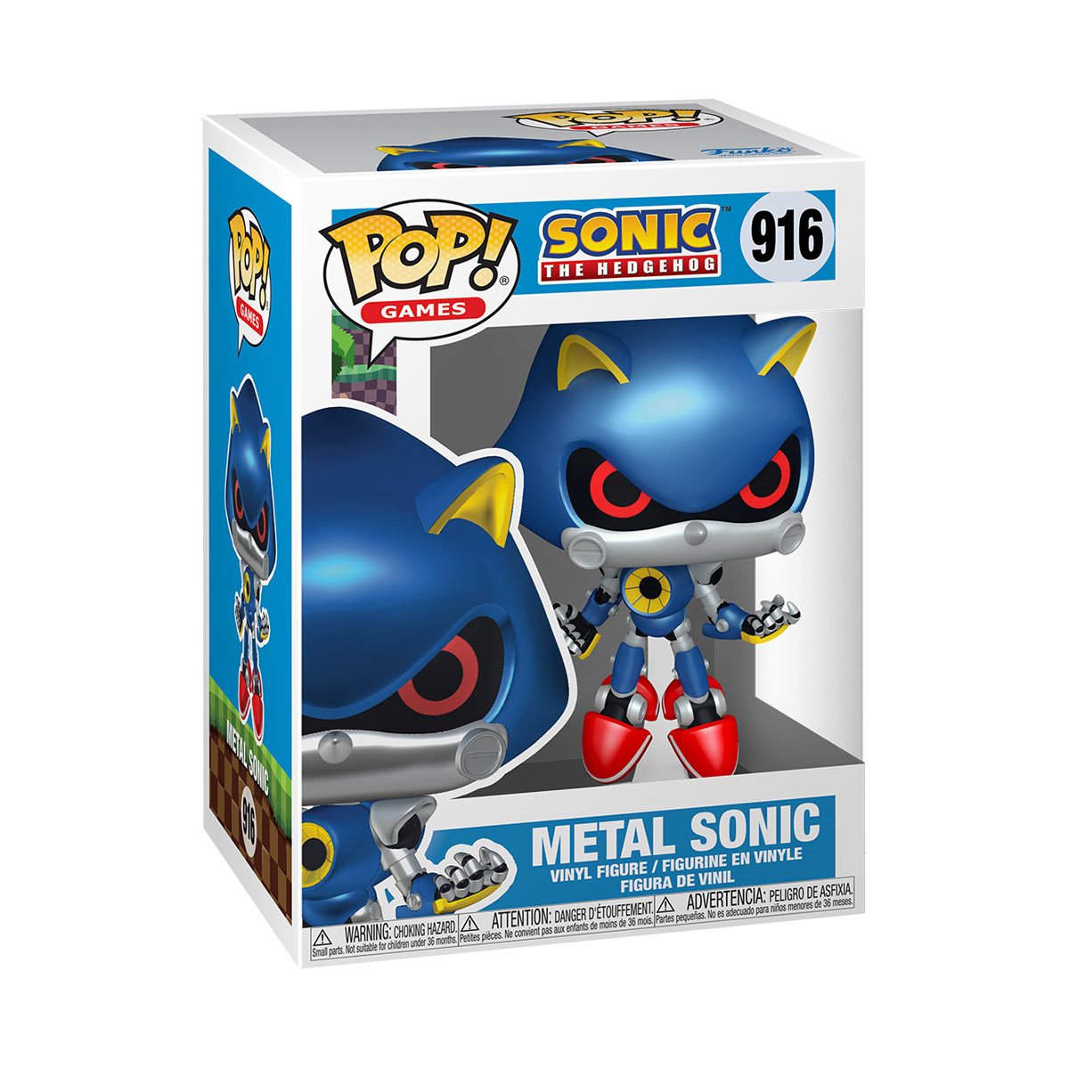 Funko Pop - Sonic the Hedgehog Vinyl Figure - Metal Sonic 916