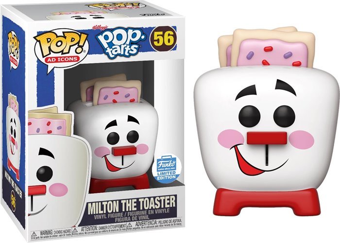 Funko Pop - Pop Tarts Vinyl Figure - Milton The Toaster 56 Funko Exclusive