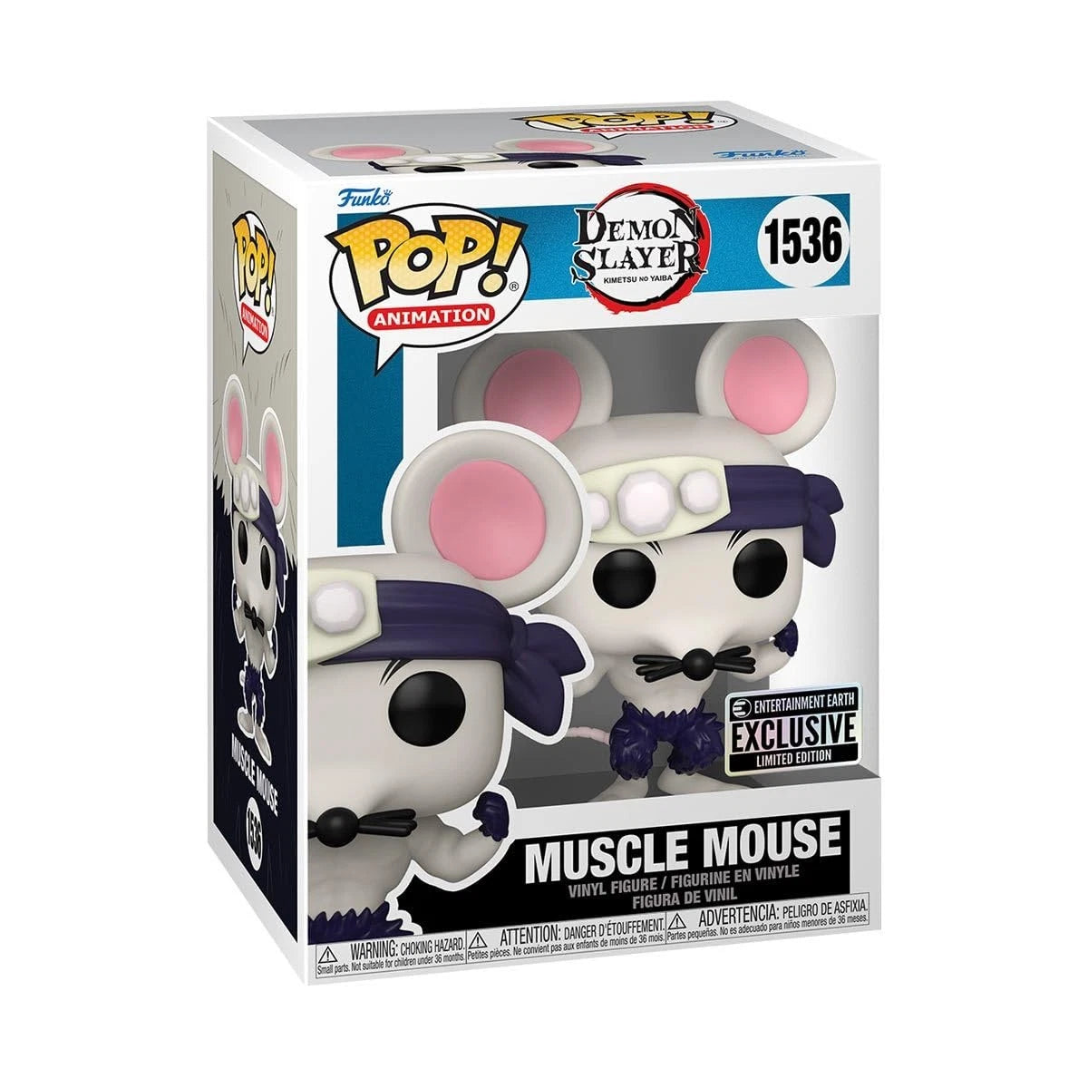 Funko Pop - Demon Slayer Vinyl Figure - Muscle Mouse 1536 Entertainment Earth Exc