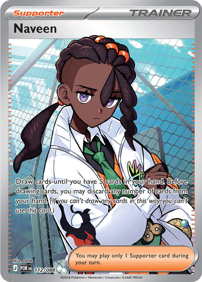 Naveen - 112/088 Perfect Order Full Art Trainer - NM/MINT