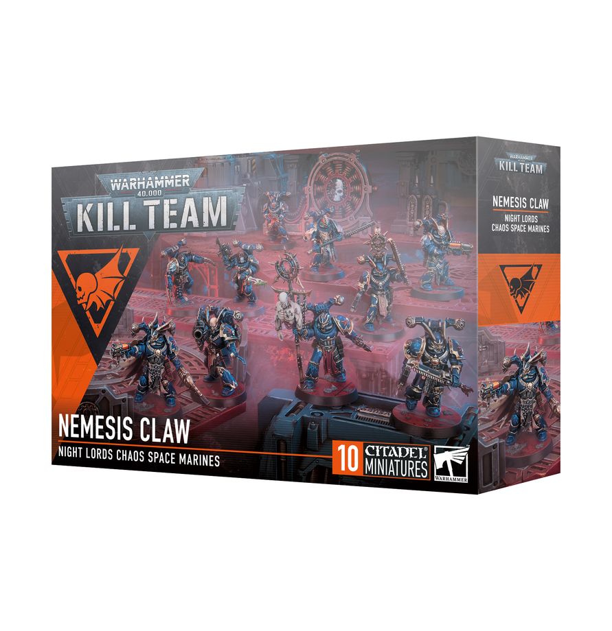 Warhammer 40K Kill Team - Nmesis Claw: Night Lords Chaos Space Marines