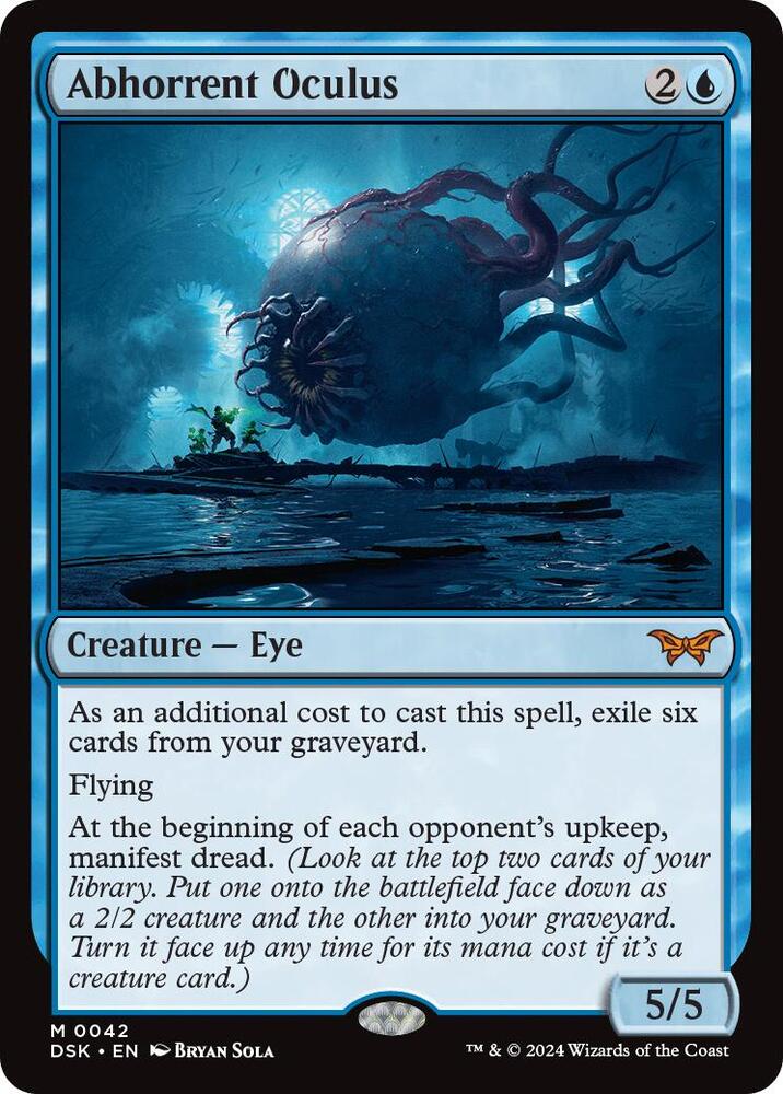 Abhorrent Oculus - 42 Duskmourn: House of Horrors Mythic MTG - NM